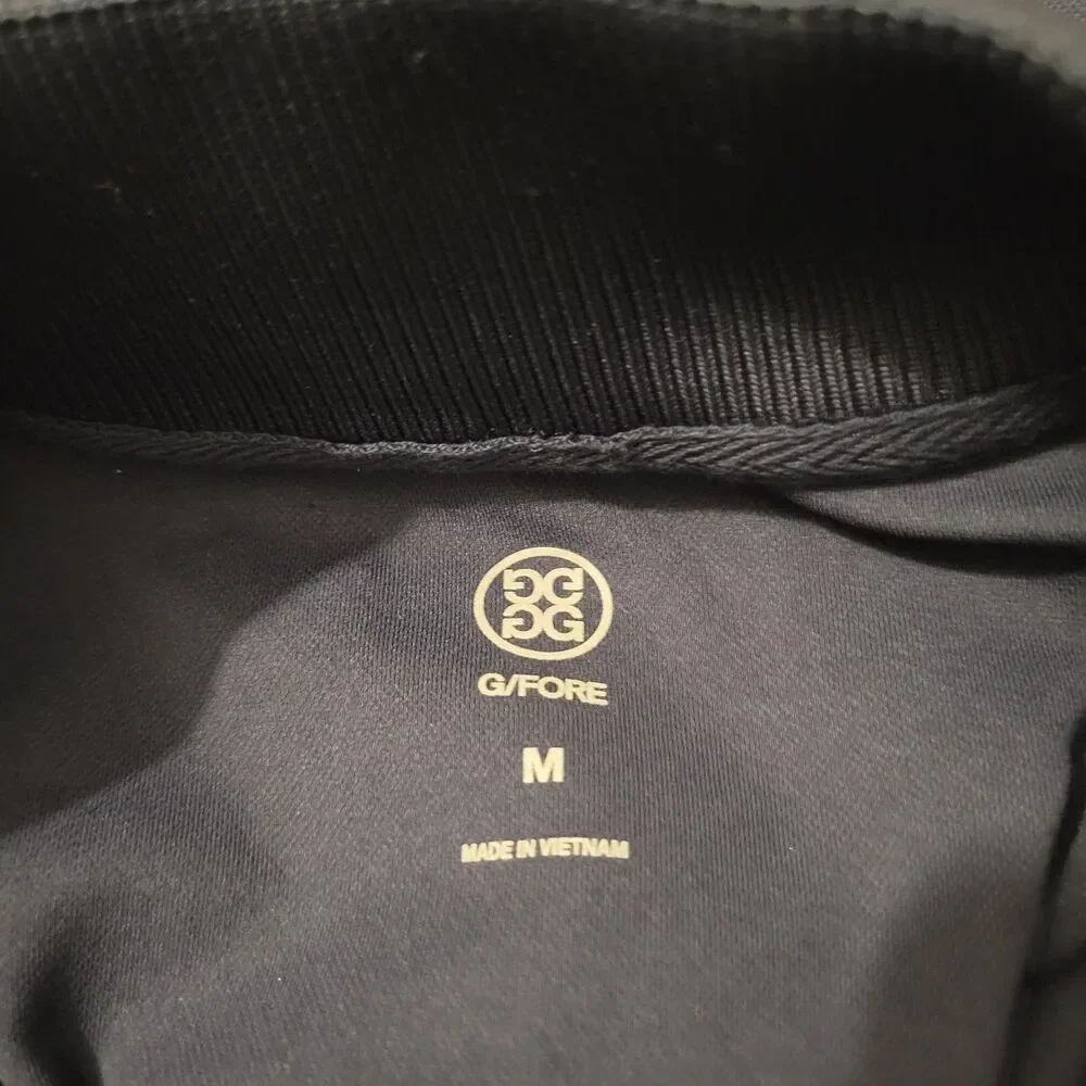 G/Fore Golf Logo DOUBLE KNIT Blue Vest Mens Size Medium Style GMM000031
